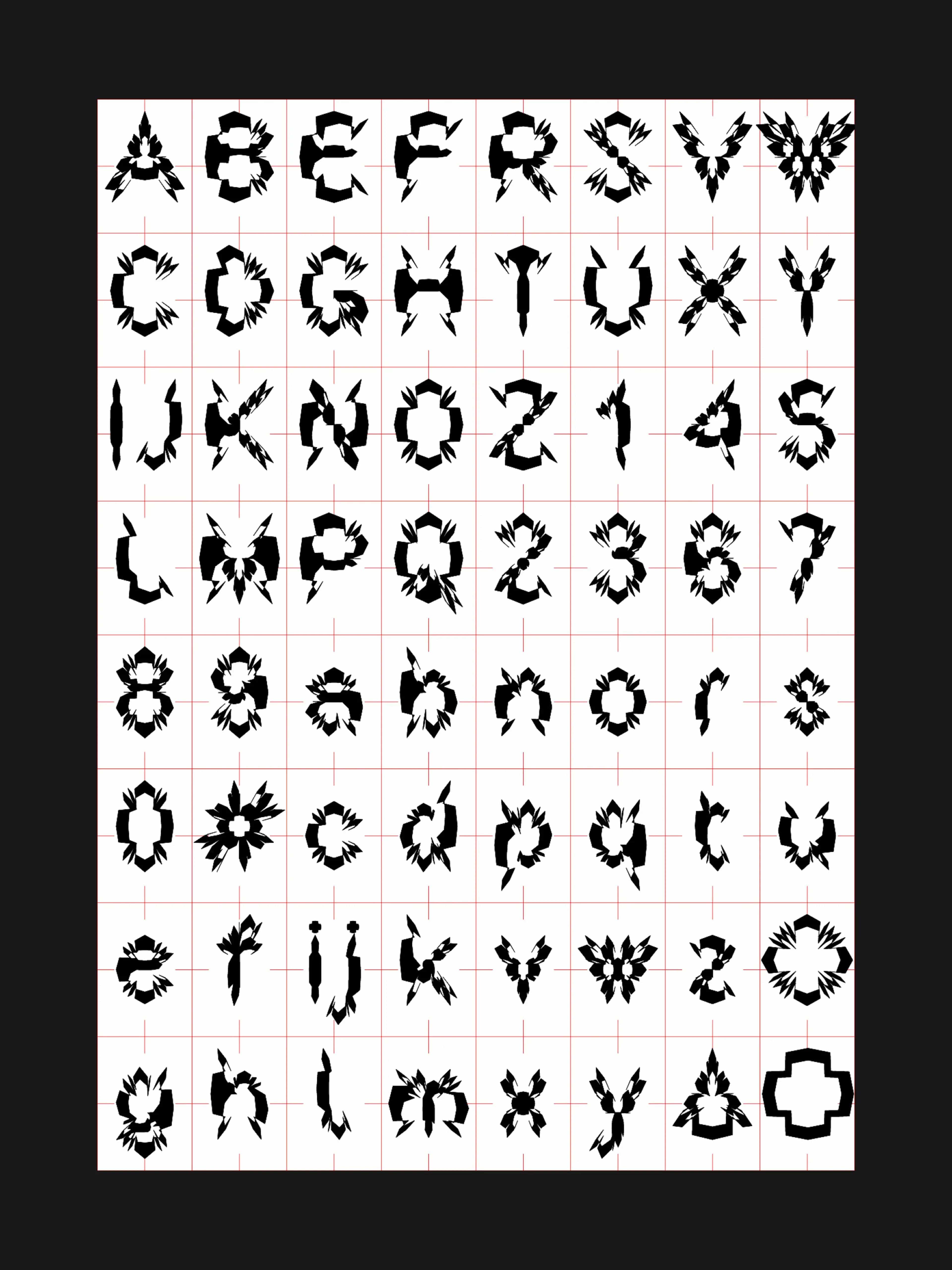 A is A is A: Alphabets