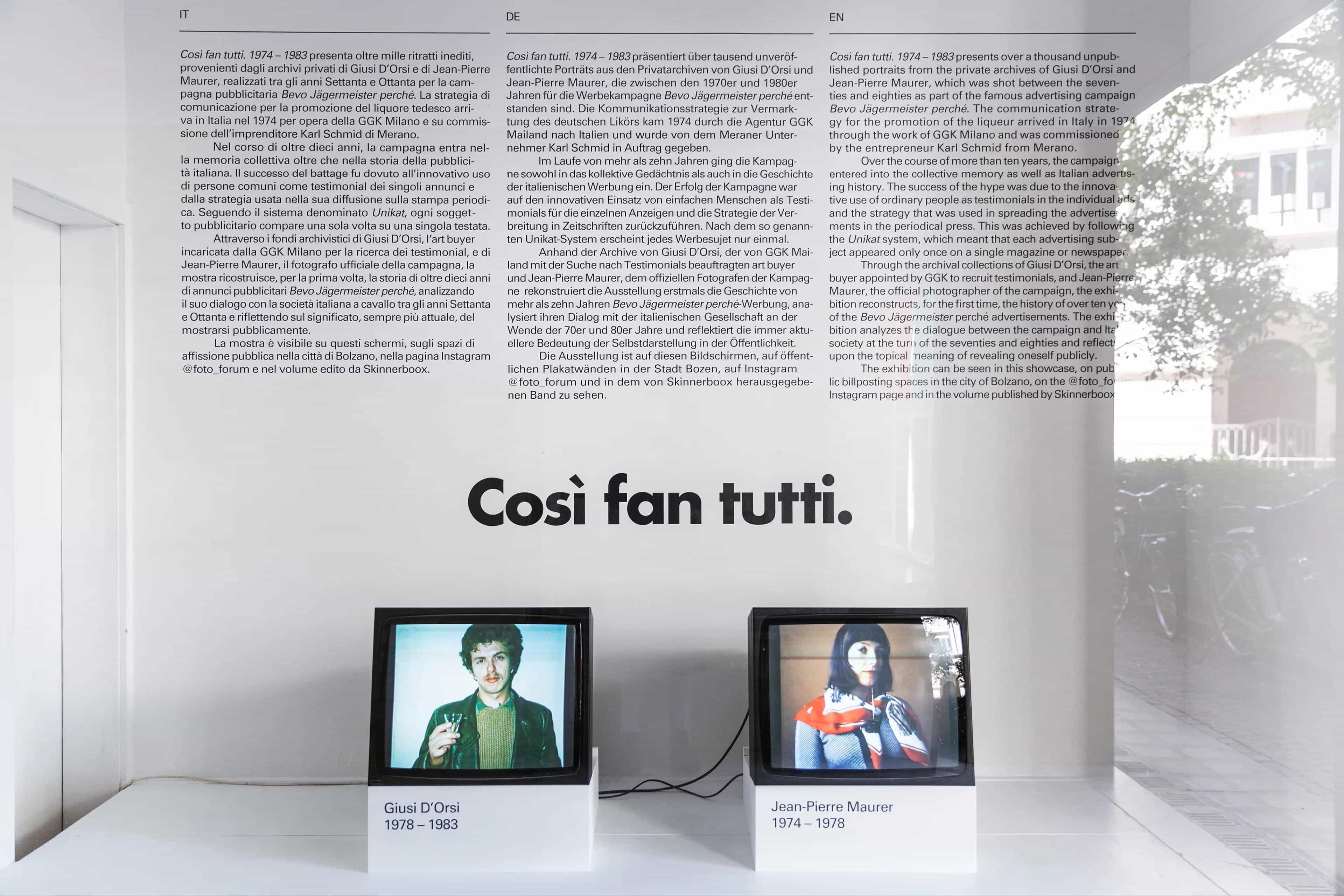 Così fan tutti. 1974–1983