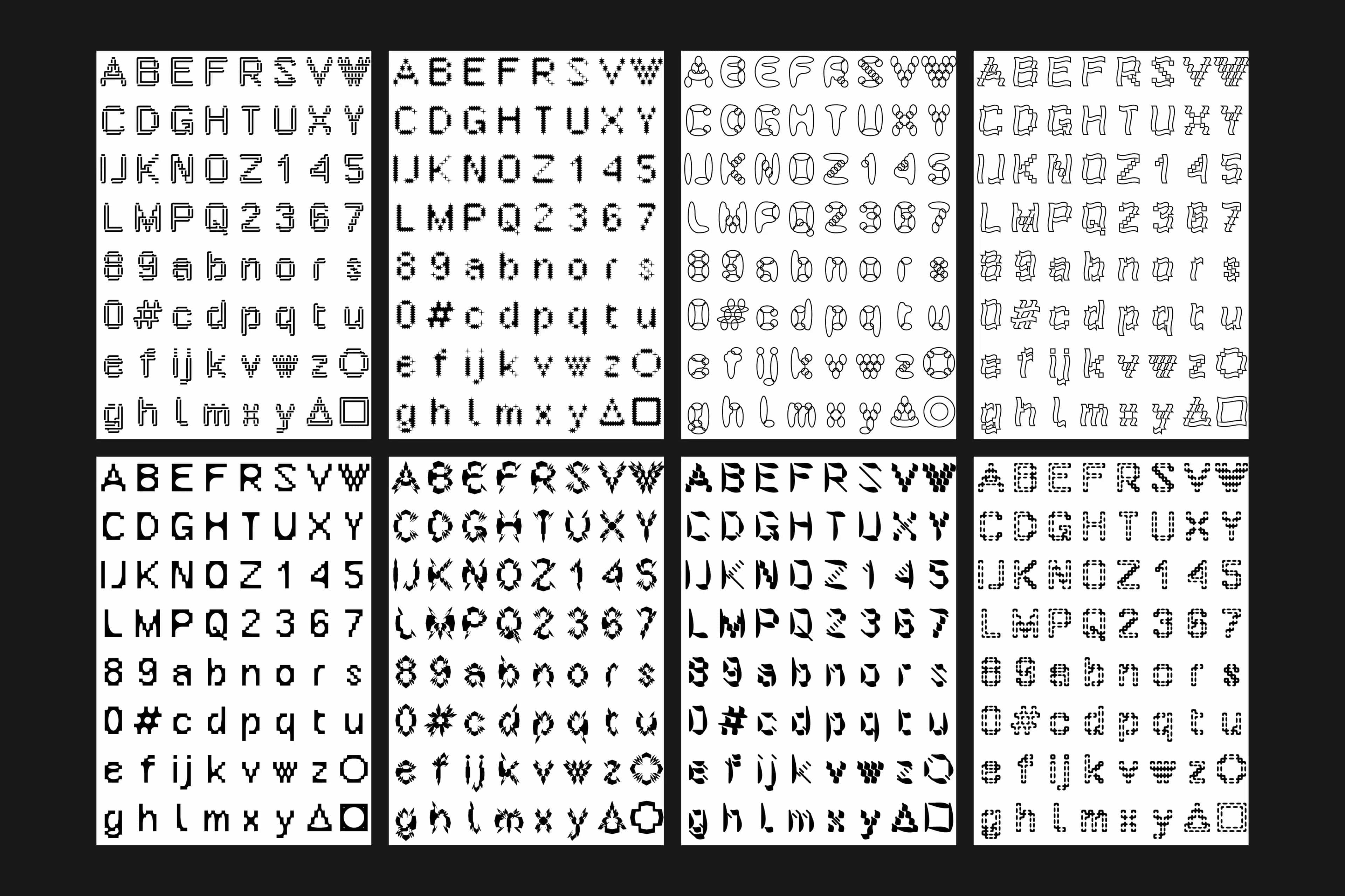 A is A is A: Alphabets